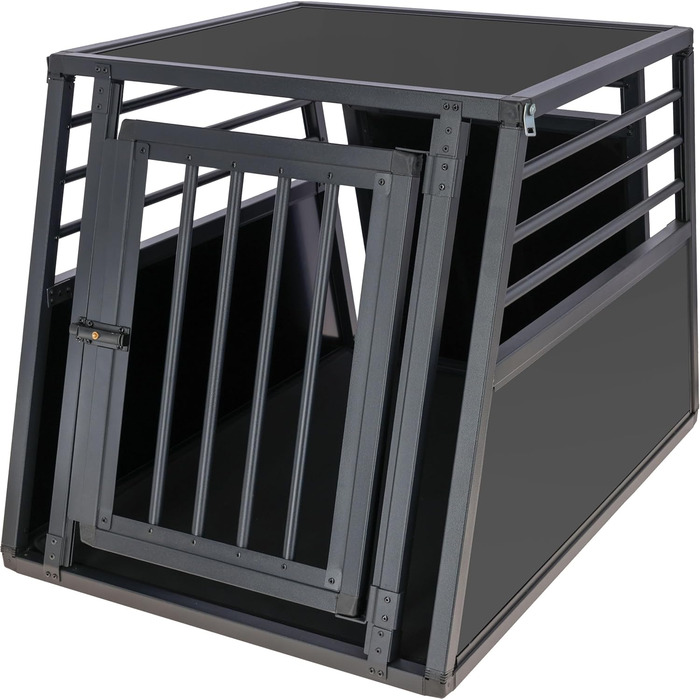 Kerbl Pet Транспортний бокс для тварин Vacation, алюмінієвий, для собак, 92x97x68 см, з антиковзким килимком