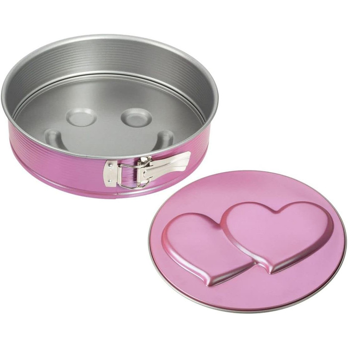 Форма для випічки Zenker Backform, серцеподібна, з антипригарним покриттям, рожева, 1 шт.