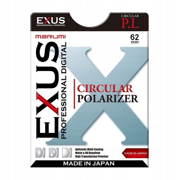 Поляризаційний фільтр Marumi EXUS CPL 62мм