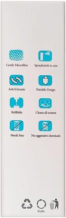 Очиснювач екрану для мобільних пристроїв 2шт (10мл) - для iPhone, монітора, планшета (сірий + рожевий)