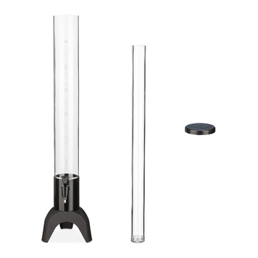 Relaxdays 2.5 l Beer Tower with Tap
