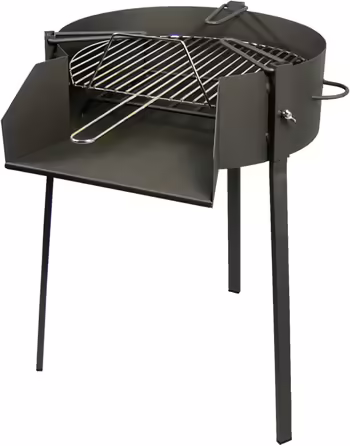 Imex El Zorro 71580 Round Grill with Paella Stand Ø 40 x 75 cm black