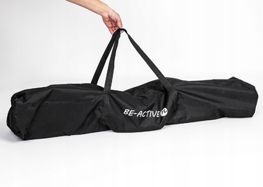 Гамак зі стійкою BE-ACTIVE PL, червоний, навантаження до 200 кг, 266 x 150 см