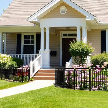 Вольєр для цуценят 544см, 80см висотою, 8-секційний розкладний вольєр для тварин з дверима, вольєр для собак, переносний загін для собак, котів, кроликів та саду, збірка без інструментів (8 секцій - 100см висотою)