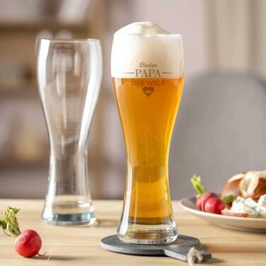 Склянка Leonardo Weizen з гравіюванням 