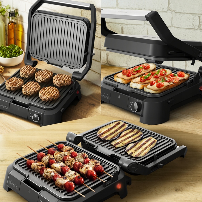 Електричний гриль 3в1 Tefal SuperGrill GC510DE0: сендвічниця та гриль, 2000 Вт