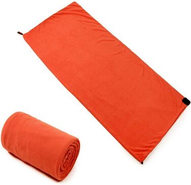 GIJMZY Sleeping Bag Fleece Sleeping Bag for Outdoor Use, Sleeping Bag with Inner Lining, equipped with ultralight camping, hiking, climbing, essential for warmth