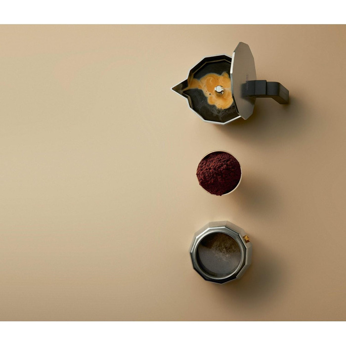 Alessi DC06/9 FM Espresso Maker, Stainless Steel, 12 cm 12 cm American