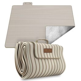 Плед для пікніка Veddelholzer 200x200 см водонепроникний, антипісочний, ізольований та м'який. Ідеально для пляжу, кемпінгу, парку, фестивалів