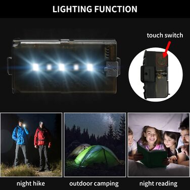Портативна душ Koopsmate для кемпінгу та відпочинку на природі: 4400mAh, LED-ліхтар, сильний струмінь, легка та зручна