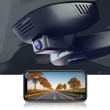 Відеореєстратор FITCAMX для Volvo XC60/S90/V90 (2022-2026) 4K UHD Dual, WiFi, G-сенсор, 128GB карта