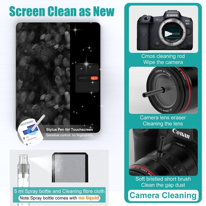 Набір для чищення техніки VICHYIE 32 в 1: клавіатура, мобільний, навушники AirPods, iPhone, планшет, ноутбук, монітор, камера