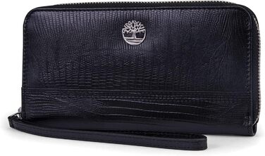 Timberland Women's Leather RFID Zip-Around Wallet Clutch with Wristlet Strap