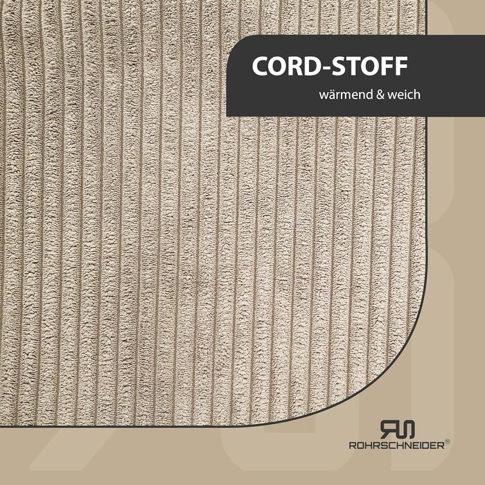 Кігтечка для котів Rohrschneider з м'якою оббивкою Cordstoff та набором іграшок (Бежевий, широка Cordstoff)