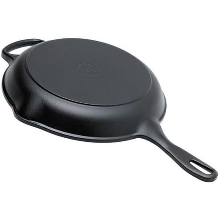 Сковорода-вок Le Creuset Signature 26 см, чавун, чорна матова, універсальна для всіх плит і духовок, 2 л