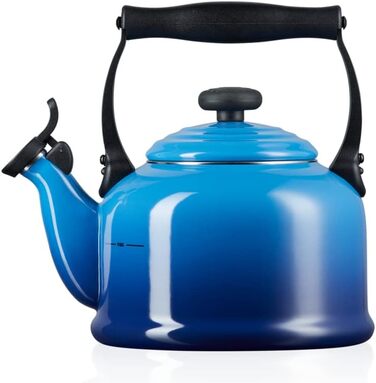 Le Creuset Kettle Tradition, Capacity: 2.1 l, Enameled Steel, Azure, 40102022200000