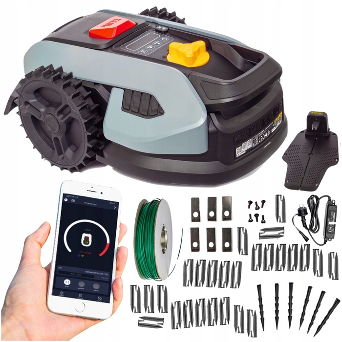 Робот-газонокосарка Riwall RRM 500 APP, ширина косіння 16 см