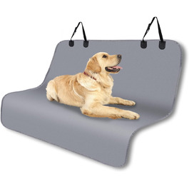 Чохли на сидіння для собак Nobleza: водонепроникні, зносостійкі, Oxford-тканина, універсальні для SUV, 140 x 110 см (сірий)