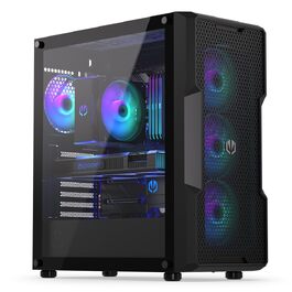 Корпус для ПК Endorfy Regnum 400 Air ATX, загартоване скло, 4x120мм ARGB вентилятори