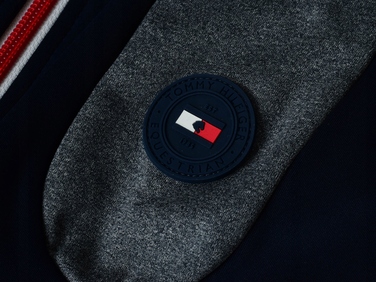 Чоловіча куртка-софтшелл Tommy Hilfiger — темно-синя, модель TH08MJAC481-004