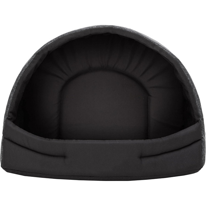 Будка для собак, лежанка для собак, хатинка для собак, будиночок для котів, місце для сну XL - 60x49 см, чорний колір