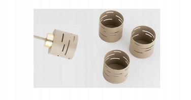 Стельовий світильник Elko-Lighting Vox, бежевий, металевий, на 3 точки освітлення