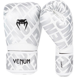 Боксерські рукавички Venum Contender 1.5 XT (білий/срібний, 10 Oz)
