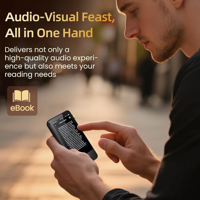 Hi-Res MP3 плеєр HIFI WALKER H20 Pro з Bluetooth, 64GB, Dual ESS DAC, 4.4мм збалансований вихід, 3.2