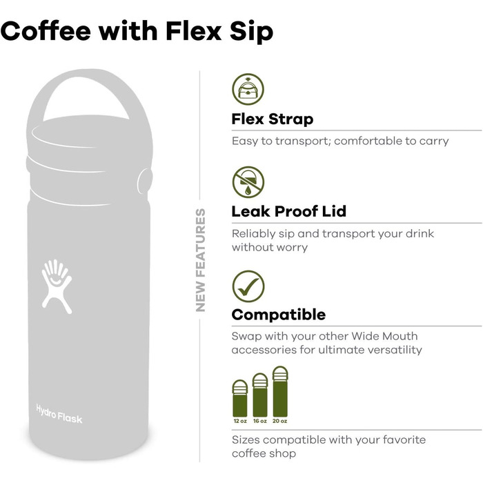 Hydro Flask 16 oz Stainless Steel Travel Coffee Mug - Insulated, Leak-Proof, Wide Mouth - Hibiscus Color