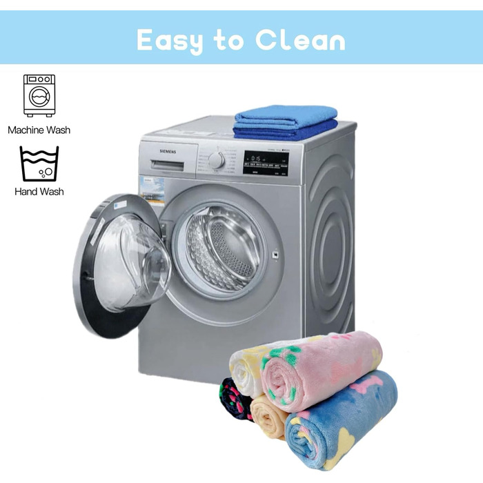 М'яка ковдра для кота та собаки, 5 шт., 76 x 52 см (Чорний+Блакитний+Коричневий+Рожевий+Білий)