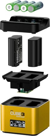 Зарядний пристрій Hähnel ProCube3 Duo для Nikon - Швидка зарядка USB Type-C