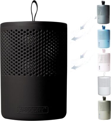 Безструменевий осушувач повітря AbsoDry до 25 м² - з поповнювачем, з переробленого пластику - для вітальні, ванної, підвалу - осушувач для квартири