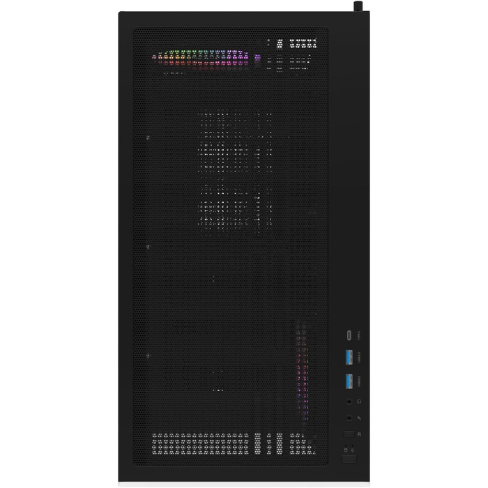 Thermaltake View 270 Plus WS TG ARGB: Корпус ПК Midi-Tower з темперованим склом, деревом, 3 вентилятори ARGB, USB-C, підтримка радіатора 360мм, чорний