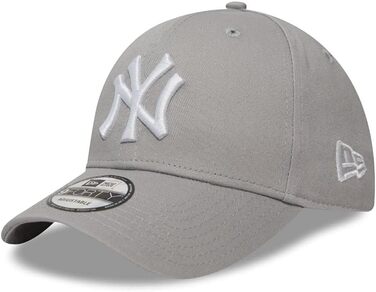 Кепка New Era 9Forty Strapback з логотипом NFL New-York Yankees, сіра/біла