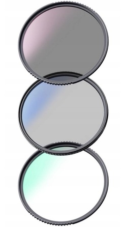 Набір фільтрів 4в1 NANO-K (UV, CPL, ND4) K&F Concept, 52мм