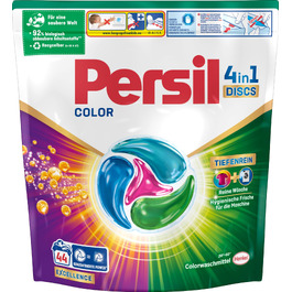 Капсули для прання Persil 4in1 Color DISCS для кольорових речей, технологія глибокого очищення, 44 шт