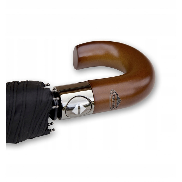 Чоловіча автоматична складана парасолька F.P.Parasol MP330 з чохлом, чорна