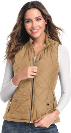 Жіноча куртка LONGKING: легка, тепла, з капюшоном, бежева (L)