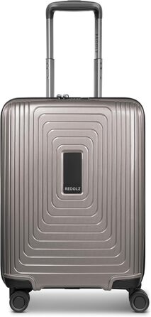 REDOLZ Trolley великий, жорсткий, 52x34x77 см, розширюється до 140 л, 4.4 кг, Essentials 14 (Кофе Grey Metallic)