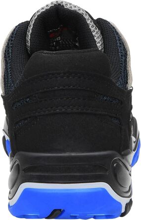 Робочі черевики ELTEN Easy Blue ESD S1, текстильні, з металевим носком, легкі, спортивні, чорно-сині, 43 EU (жіночі та чоловічі)