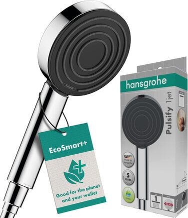 Душова лійка Hansgrohe Pulsify Select S з функцією PowderRain, 105 мм (Хром, 6 л/хв, Antikalk)