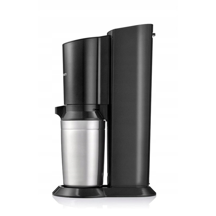 Сифон для води SodaStream Crystal 2.0, скляний графин + балон CO2, чорний