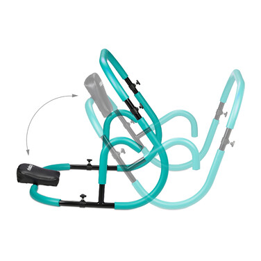 Relaxdays Ab Roller Turquoise