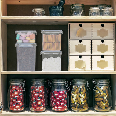 Relaxdays 10-Piece Storage Containers with Lids