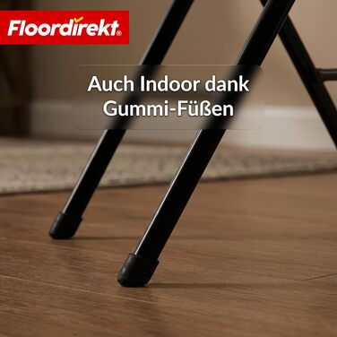 Стіл туристичний складний Floordirekt Buffettisch, 183x76 см, пластик, для саду, тераси, балкону, кемпінгу, 6 осіб (Toyama)