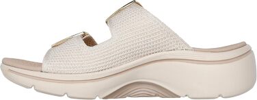 Skechers On The Go Go Walk Arch Fit 2.0 Chloe – жіночі сандалі-шльопанці 40 EU бежевого кольору