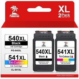 Картриджі Palmtree 540XL та 541XL сумісні з принтерами Canon (чорний та кольоровий)