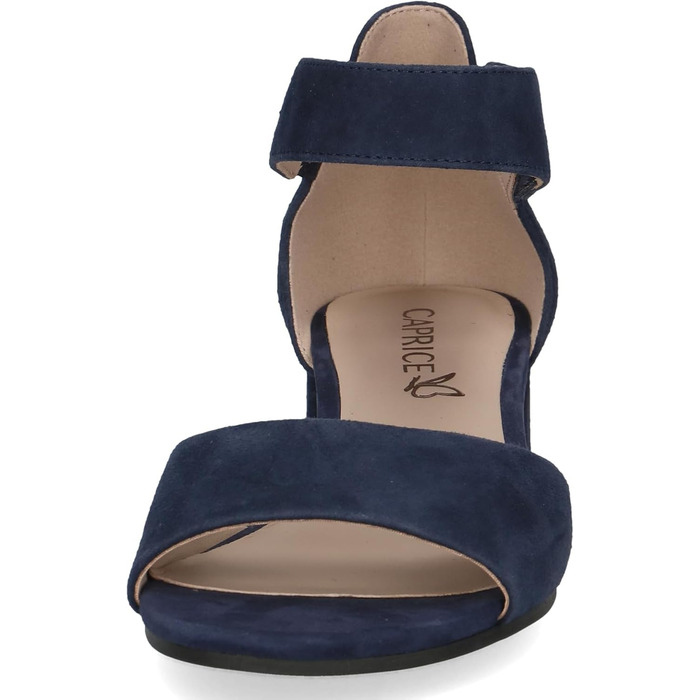 Босоніжки жіночі CAPRICE на підборах зі шкіри замші Ocean Suede, 40 EU