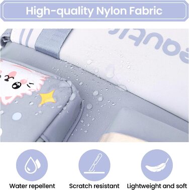 Дитячий рюкзак IvyH для дівчаток – велика місткість, водонепроникний, ідеальний для школи (блакитний)