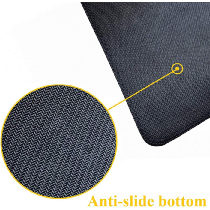 Великий килимок для миші AQQA (88,9 x 43,2 см) з топографічною картою, для геймінгу, офісу та ноутбука